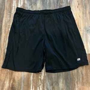Russell Athletic Men's Black Performance Shorts